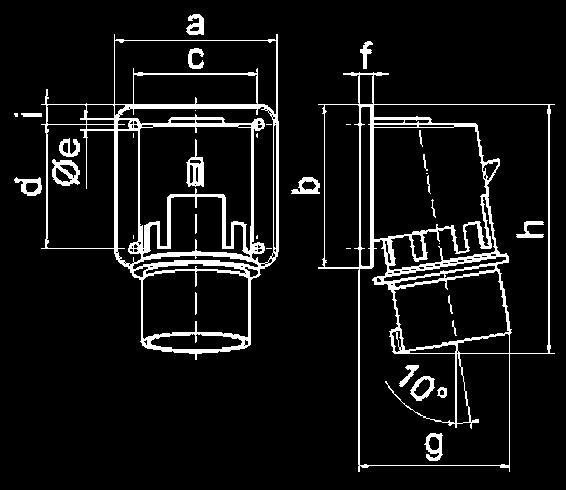 5 26050 10 180 32 5 26051 10 265 Fg.: Type 26050 5 MB 92 e ø g h Con. mm 2 mn Con.