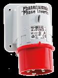 PHASE INVERTERS IEC 60309-1/2, EN 60309, VDE 0623 / IP67 Phse Inverter s Plug Quk-Connet wth