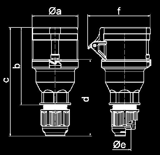 CONNECTORS IEC 60309-1/2, EN 60309, VDE 0623 Connetor Quk-Connet wth Mult-Grp Srewless termnls Srewless enlosure onneton, sel lokng Kontex ontt Spel gln, smultnous le gln n sel 16 3 3125