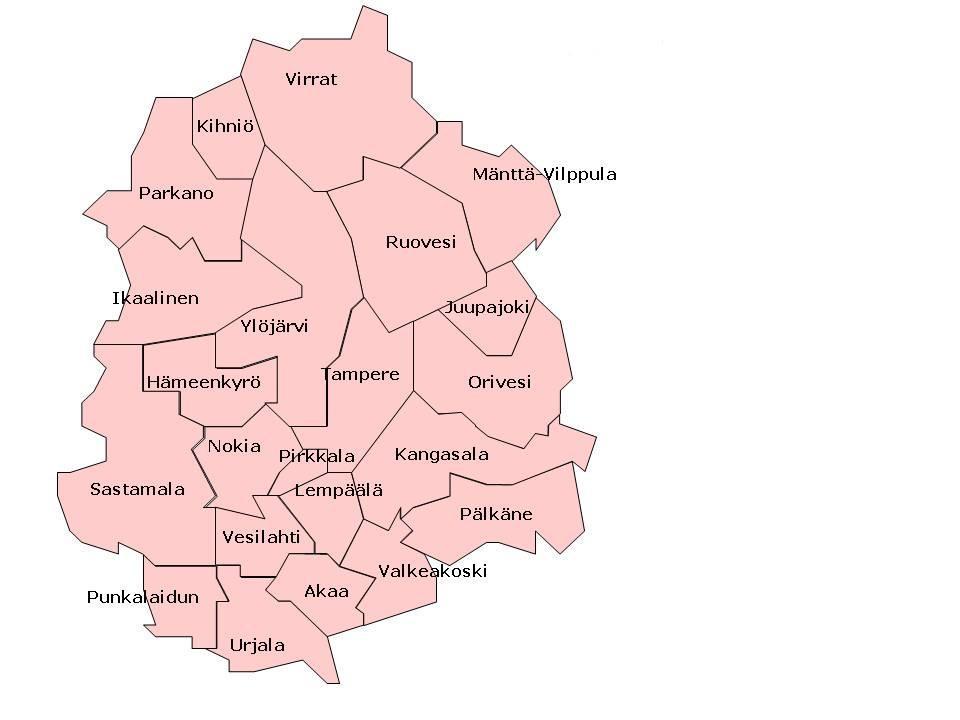 Pirkanmaa 22 kuntaa asukkaita on 491 472 pääkirjastoja on 22 sivu/lähikirjastoja 42 laitoksissa toimivia kirjastoja 5 kirjastoautoja 11 Kaikki maakunnan kirjastot kuuluvat PIKIkimppaan.