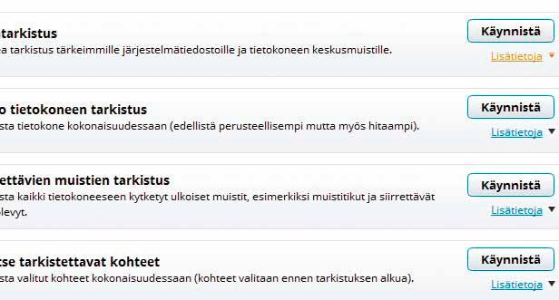 Pikainen tarkistus paljastaa, onko tietokoneen muistissa aktiivia viruksia tai ovatko tärkeät järjestelmätiedostot saaneet tartunnan.