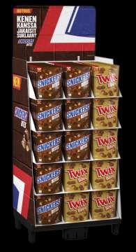 68 9 ME SNICKERS & Twix BITES ¼ lava