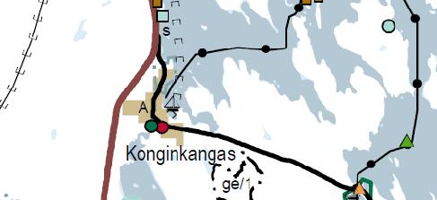 1 SUUNNITTELUALUE Suunnittelualue sijaitsee Konginkankaan taajaman itäosassa, Sumiaisiin johtavan Matilanvirrantien etelä- ja pohjoispuolella vajaan puolen kilometrin päässä keskustasta.