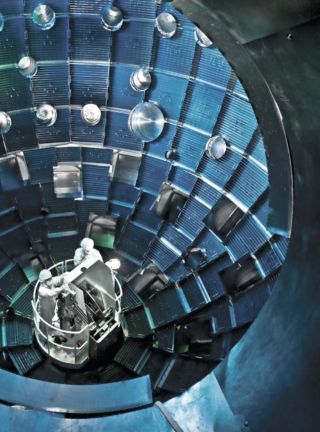 National Ignition Facility nif Laserien teho on 500 000 miljardia