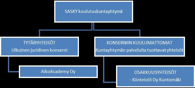 6 KONSERNIIN KUULUVILLE YHTIÖILLE ASETETTAVAT TAVOITTEET Sasky-konsernikokonaisuus 6.