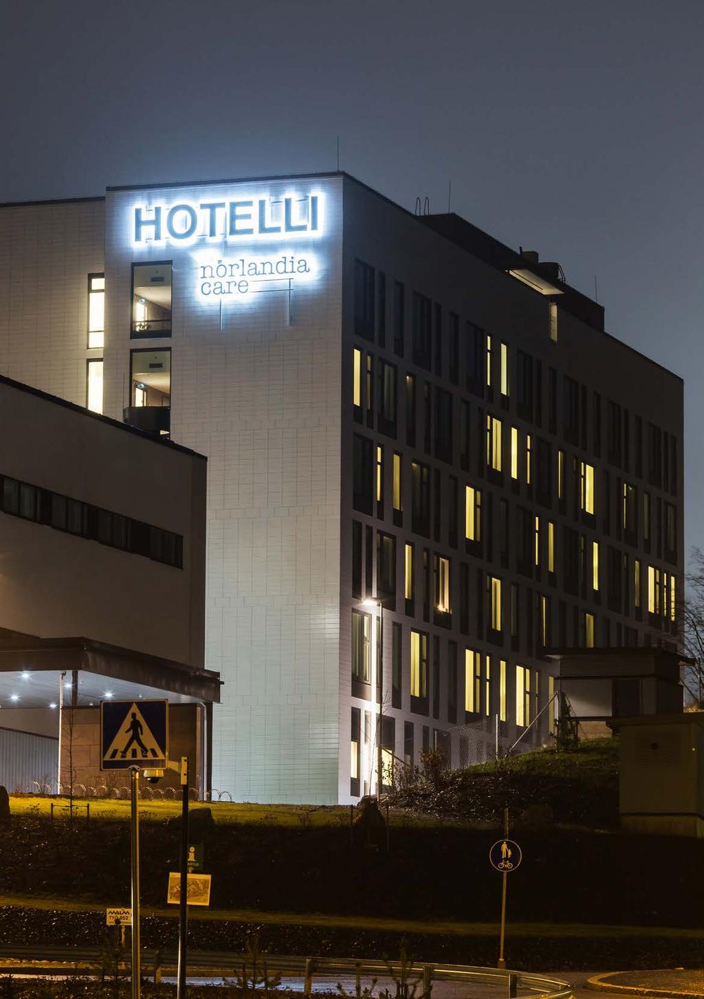 HYVÄ TIETÄÄ POTILASHOTELLI Norlandia Care Tampere Hotel tarjoaa miellyttävät olosuhteet ja laadukkaita palveluita niin potilaille