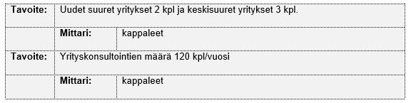 2018-2020 Sitovat tavoitteet
