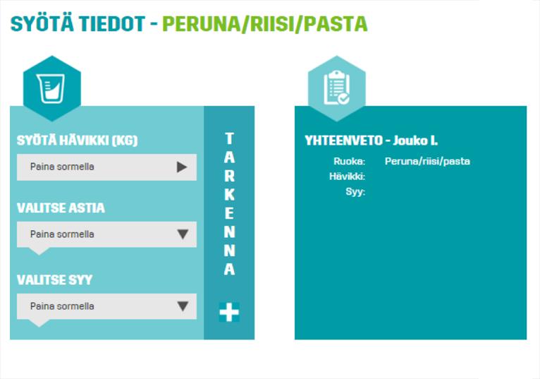 hävikin taustalla.