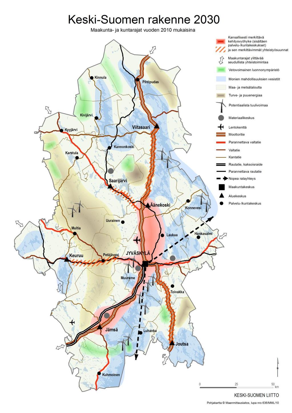 5 Keski-Suomen rakenne 2030