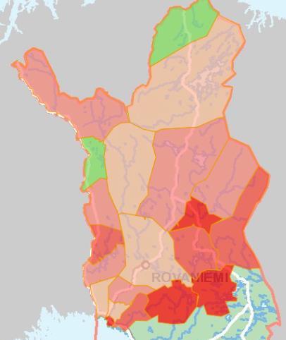 saavutettavuuden ja saatavuuden arvioinnissa Tässäkin