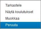 Liitteiden tietoja pääset muokkaamaan painamalla Liitteet-välilehteä (Muokkaus-tilassa). Huom! Lausunnot-liite on tarkoitettu erityisopetuksena järjestettävän ammatillisen koulutuksen järjestäjille.