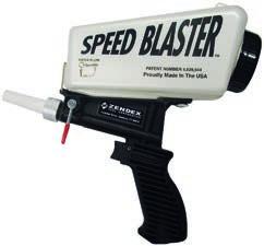 Blasteriin sopiva lisälaite, jolla vähennät pölyn määrää