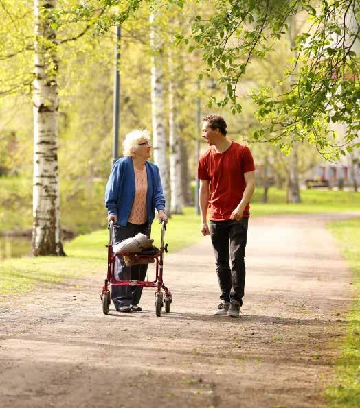 3.2 Seniorit Senioreille suunnatut kotona asumisen tuki ja tehostettu palveluasuminen ovat toiminnassa tärkeässä osassa.