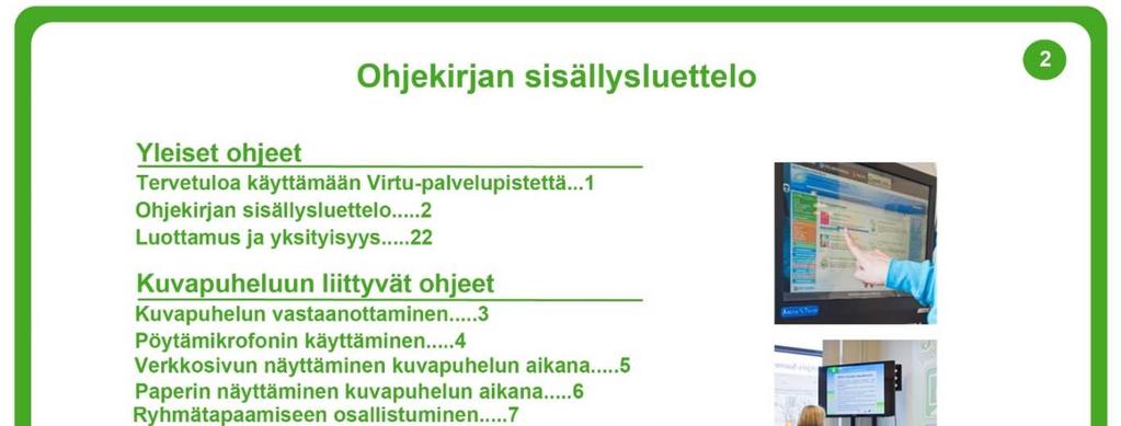 palvelupisteessä tulostettuna