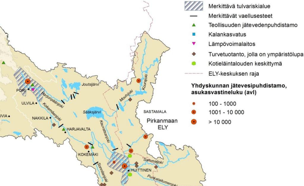 Piilijoen valuma-alueella on yksi turvetuotantoalue, jolla vuonna 2013 oli tuotannossa 13 ha (kuva 21).