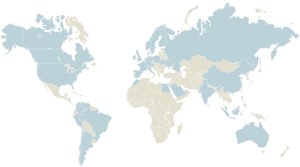CGI maailmalla CGI:llä on yli 400 toimipistettä 40 maassa.