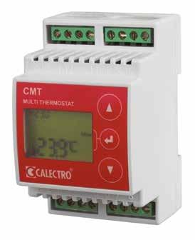 ULKOLÄMPÖTILATERMOSTAATTI JA -ANTURI STYZ-01-30-0-0 ASENNUS Asenna termostaatti STYZ-01-30-0-0 (Calectro CMT-24/230V) sähkökeskukseen tai mukana toimitettavaan koteloon IP55.