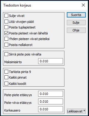 53 31, jonka jälkeen voidaan suorittaa zoomaus -toiminto halutun pisteen kohdalla, jolloin tarkistus -toiminto tuo ruudulle keskitettynä valitun pisteen.