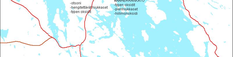 Vuonna 2004 toukokuussa otettiin käyttöön Kuopion Maaherrankadun mittausasema, joka kuvaa pitoisuuksia vilkkaasti liikennöidyssä katuympäristössä.