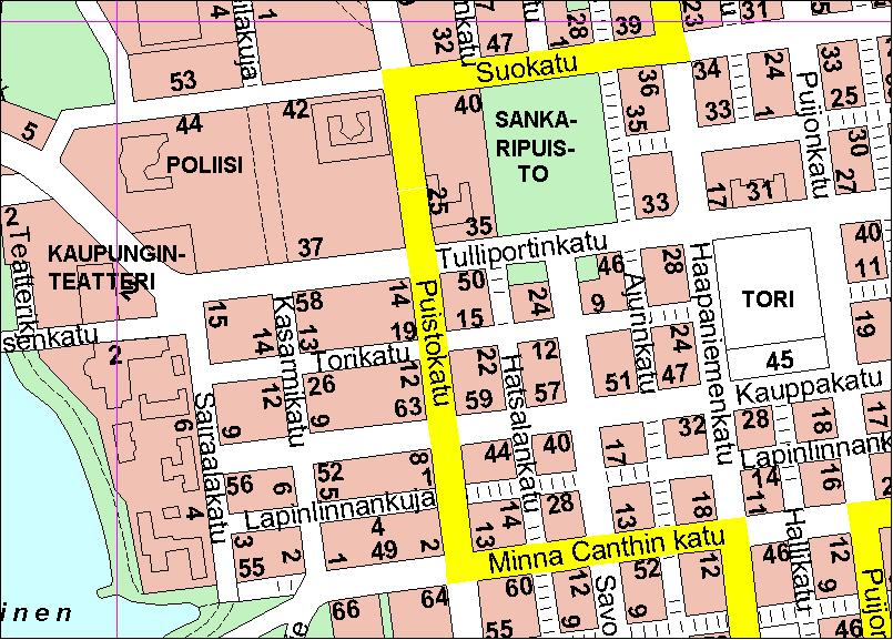 LIITE 1 sivu 4/8 KASARMIPUISTO Osoite: Tulliportinkatu 37, KUOPIO Koordinaatit: 6976827:3534231 Mittausparametrit: O3, NO, NO2, PM 10 Näytteenottokorkeus: 3-4 m maanpinnasta, 112 m merenpinnasta