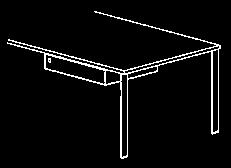KYNÄKOTELO Laatikko asennetaan pöydän kannen alle. Sis. monta lokeroa ja teippipidikkeen.