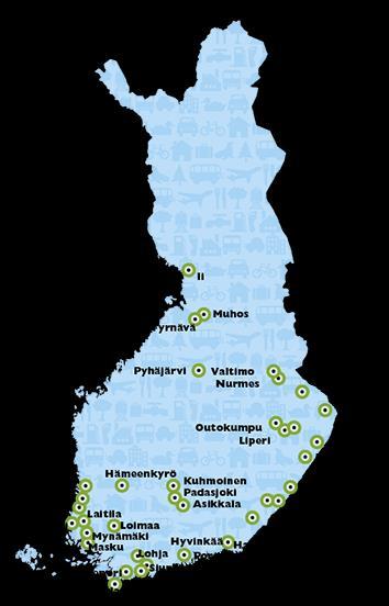 HINKU-municipalities Currently 11,9 % of the municipalities and 12,5 % of the population 23.10.