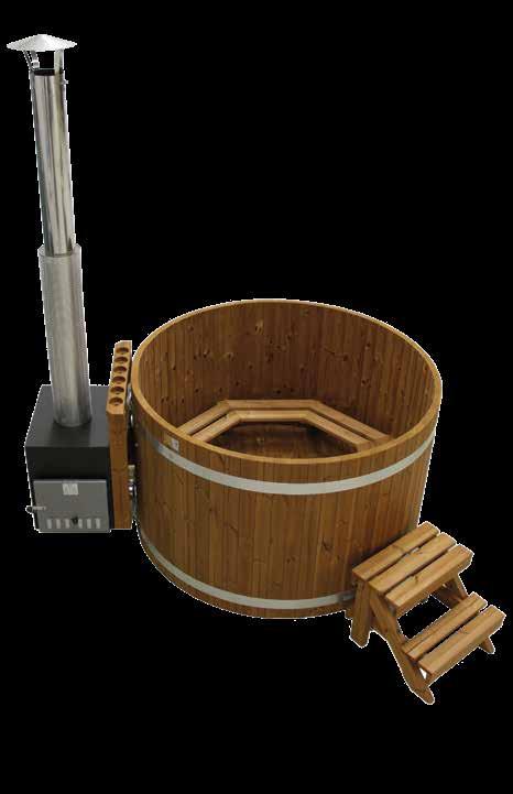Woody M x 4 6 L x 6-8 XL x 8 12 Luonnon ystävälle tunnelmallinen Woody Lämpöpuiset kylpytynnyrit