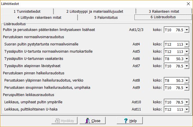 Valittavat suojaustavat ovat: Pilarikenkä - Kengän tartunnat ja tartuntojen hitsit on suojattu 45 mm betonipeitteellä joka vastaa A120 palonkestovaatimusta - Kengän pohjalevy sijoitetaan niin, että