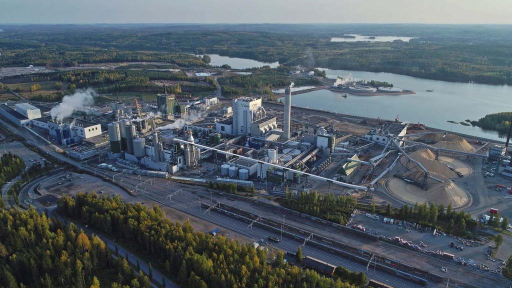 Metsä Fibren uusi biotuotetehdas Äänekoskella käynnistyi elokuussa Käynnistys aikataulussa, kustannukset tavoitteiden mukaiset ja tuotantomäärät odotettua korkeammat Kokonaisinvestointi 1,2 mrd.