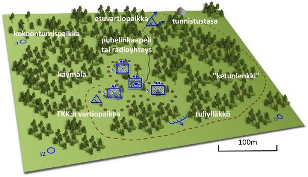 132 reittiä pitkin etenee voimakas vihollinen.
