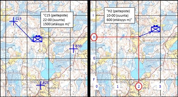2 Jääkärijoukkueen ja -ryhmän johtaminen 29 Omien ja vihollisen joukkojen paikkatieto on taistelunjohtamisen kannalta kriittinen tieto kaikilla johtamisen tasoilla.