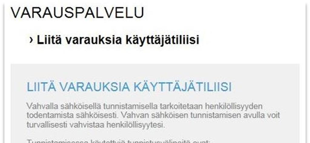 Avautuva sivu ohjeistaa sinua luomaan uudet tunnukset palveluun. Muistathan ottaa ylös käyttämäsi käyttäjätunnus ja salasana palvelun myöhempää käyttöä varten.