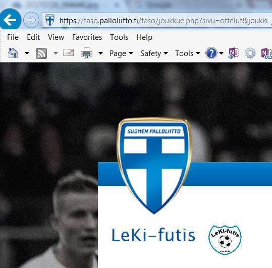 Säästäkää ID:t ja jakakaa ne valmentajille tiedoksi Samaa ID:tä käytetään vuodesta toiseen, joten tarkkana pitää olla jos joukkueen