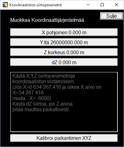 47 tyisesti nykyään yleisesti käytössä olevien ETRS-GK kaistojen muunnosparametrit ovat olleet puutteellisesti määriteltyjä.
