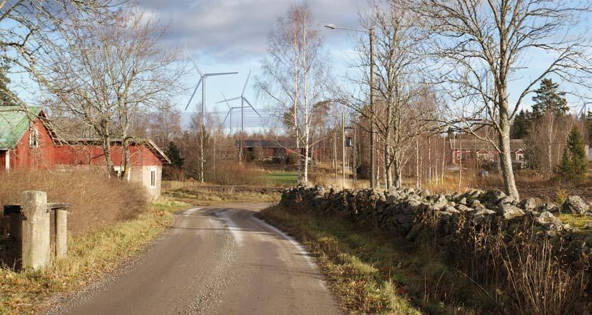 Voimalat muuttavat kylän lähiympäristön pienipiirteistä maisemakuvaa jonkin verran. Arvokkaita rakenteita ja kylää ei kuitenkaan muuteta. Trolssin kylälle on pienipiirteisyyden lisäksi ominaista mm.