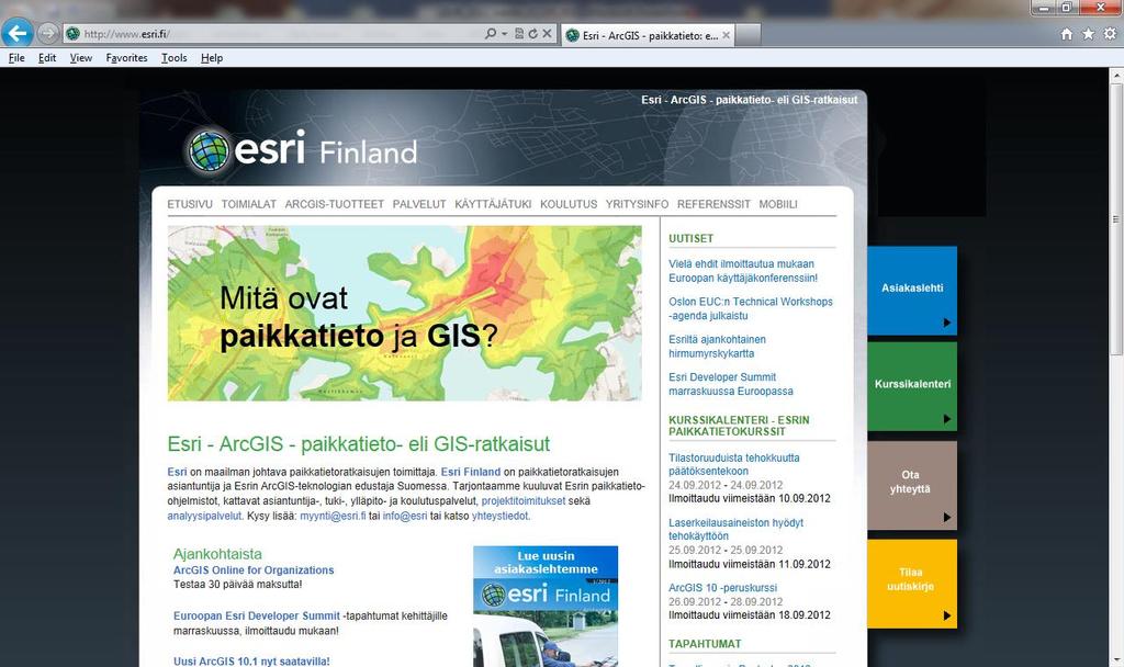 esri.com/ Esri Finland