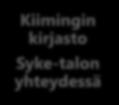 Kiimingin kirjasto Syke-talon yhteydessä SYKE-TALO OLOHUONE Nuorisotila Syke-talon yhteydessä PÄIVÄKODIT Honkimaa (90) Kiiminkijoki (103) Vekara-aho (63)