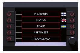 SÄHKÖHYDRAULIIKAN OHJAIMET LIVAKKA PUMPPUKUORMAIMET Hydrauliikkatoimintojen ohjaus on valittavissa kolmesta eri ohjainvaihtoehdosta: Premium, Pilot ja uutuutena Easy Control.