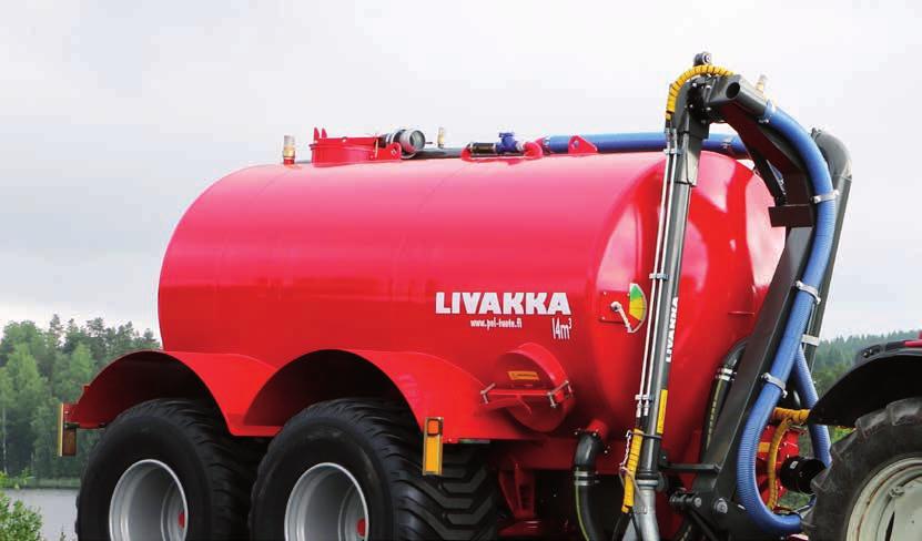 LIVAKKA LIGHT-SARJAN LIETEVAUNUT Light 1- akselinen 10 m 3 ja 12 m 3, Light 2-akselinen 14 m 3 ja 16,5 m 3 LIVAKKA LIGHT-SARJAN LIETEVAUNUT Light 1- akselinen 10 m 3 ja 12 m 3, Light 2-akselinen 14 m