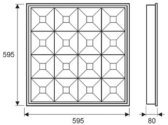 4000K CRI>80 IP65 (ala- ja yläpuolelta) IK08 opaalipintainen Plexiglass IK09 alumiinioptiikka ja karkaistu lasi Toimitetaan esikaapeloituna 3x1,5mm2/ 0,5m liitosjohto Kytkentä vähintään IP65