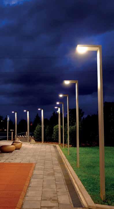 Adatto LED Adatton sulavalinjainen ja urbaani muotoilu tuo nykyaikaisen kaupunkimaiseman valaisuun uutta ulottuvuutta.