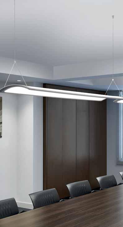 Curvelyte LED Erittäin tyylikäs ja arkkitehtoninen toimistovalaisin ripustusasennukseen. Sopii erittäin hyvin vaativiin kohteisiin, jossa valaisimen muotoilulla ja ulkonäöllä on merkitystä.