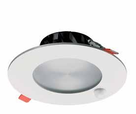Syl-Lighter 150 LED PIR Matala LED-alasvalo läsnäolotunnistimella sopii tiloihin, joissa vaaditaan pitkää käyttöikää ja paljon