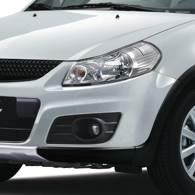 Varusteet ja värit X4 Malli X-OVER GL-A NELIVETOJÄRJETELMÄ i-awd nelivetojärjestelmä sähkötoimisella kytkimellä (2WD, 4WD Auto ja 4WD Lock) ALUTA Renkaat 205/60R16 teräsvanteet (kokopyöräkapselit)