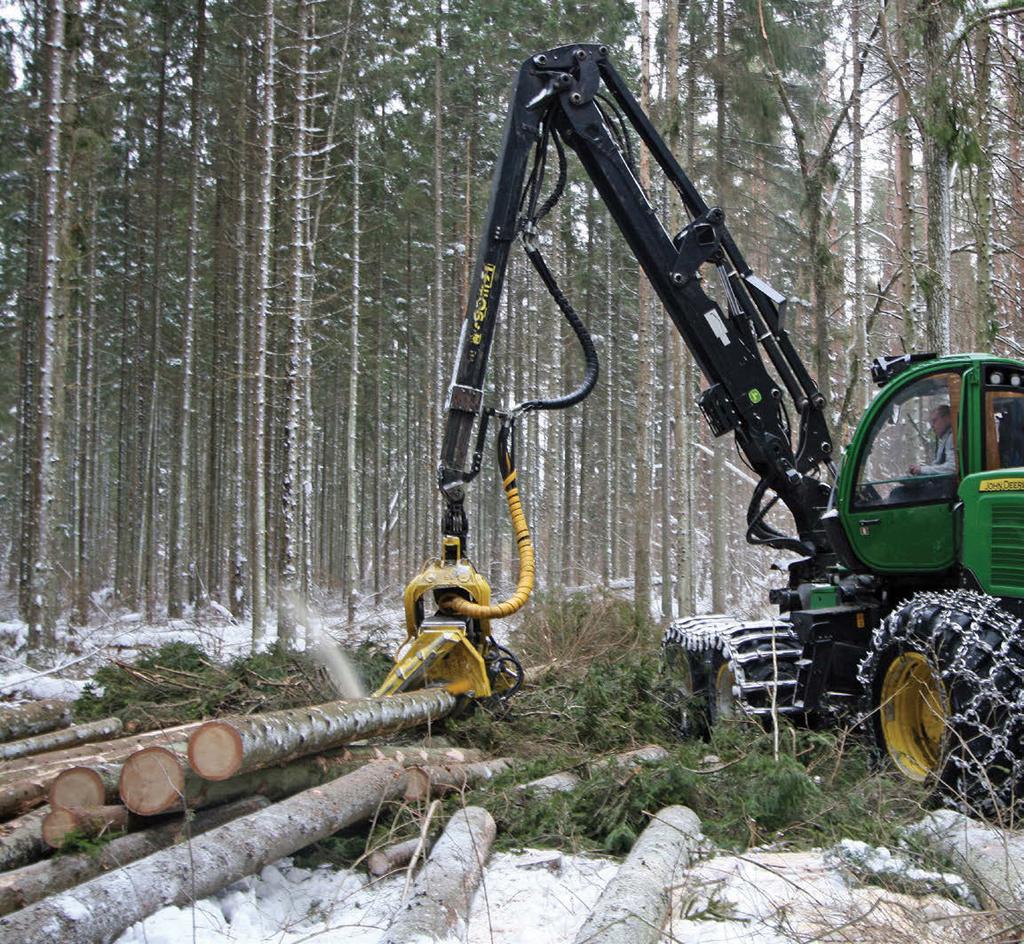 Foto: Veiko Belials Harvesterioperaatoril peab metsanduslike kutsestandardite kohaselt olema vähemalt 4. tase.