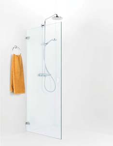 Suihkukaapit / Duschar IDO Design Suihkuovi / Duschdörr Profiiliton suihkuovi, joka kääntyy 180 astetta.
