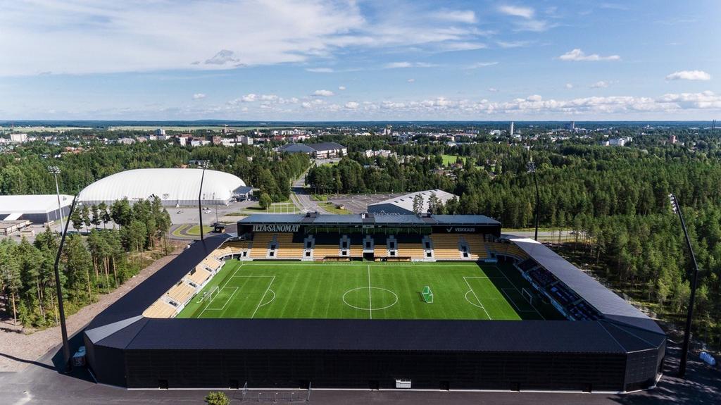 Visit Seinäjoki Liikuntamatkailukaupunki Mestaruussarjatason otteluissa kävijöitä 150 000 vuosittain.