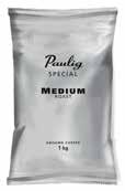 Suodatinkahvit automaatteihin KAHVIT PAULIG SPECIAL MEDIUM GROUND, AUT Miellyttävän lempeitä makuja. Tasapainoisen täyteläinen kahvi päivää vauhdittamaan.