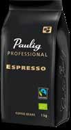 myyntierä: 4 x 1 kg = 4 kg tuotekoodi: 16633 PAULIG ESPRESSO BARISTA PAPU UTZ SERTIFIOITU Tähän pehmeäaromiseen espressoon muodostuu samettinen crema, ja sen maussa t a s a p a i n o t te l ev a t