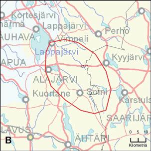 Alueen koko 1510 km 2 DNA näytteet Kerätyt näytteet: Onnistuneet määritykset: